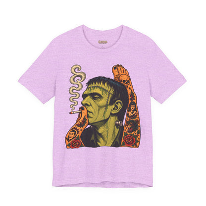 Vintage Frankenstein Smoking Monster T-Shirt
