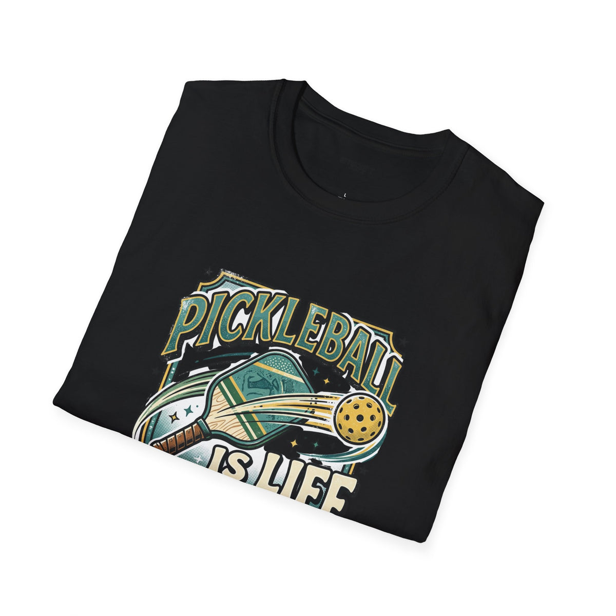 Pickleball Is Life T-Shirt — Retro Paddle & Ball Graphic Tee for Players