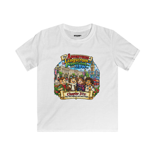 Kids T‑Shirt — 'The Adventures of Langstrom & Pepperwood' Vintage Storybook Design