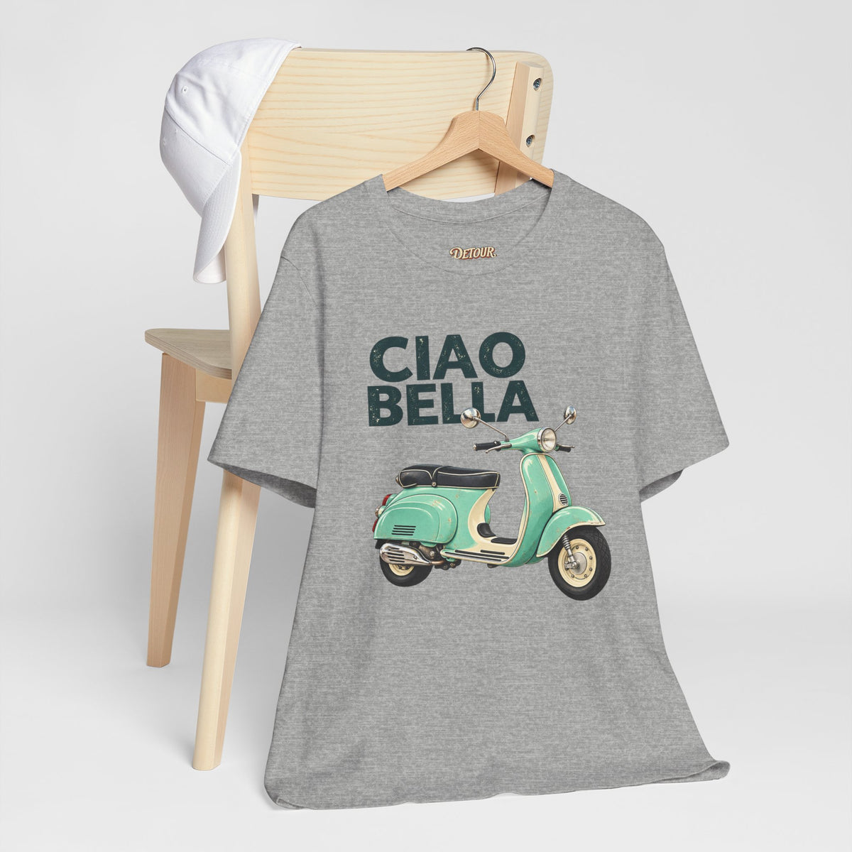 Ciao Bella Vespa Scooter Graphic T-Shirt