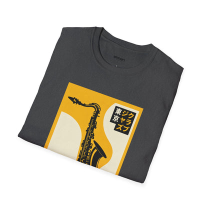 Tokyo Jazz Club Saxophone Poster T-Shirt