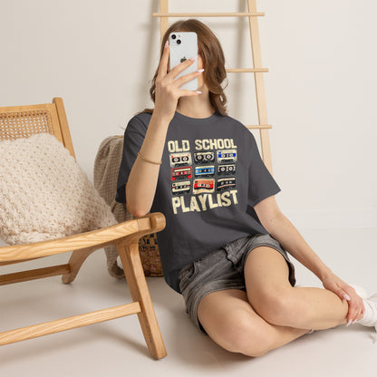 Old School Playlist Cassette Tape T-Shirt