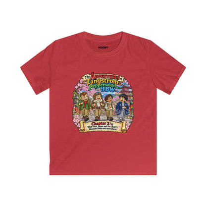 Kids Adventure Tee — 'The Adventure of Langstroth & Pepperwood' Illustrated Story Shirt