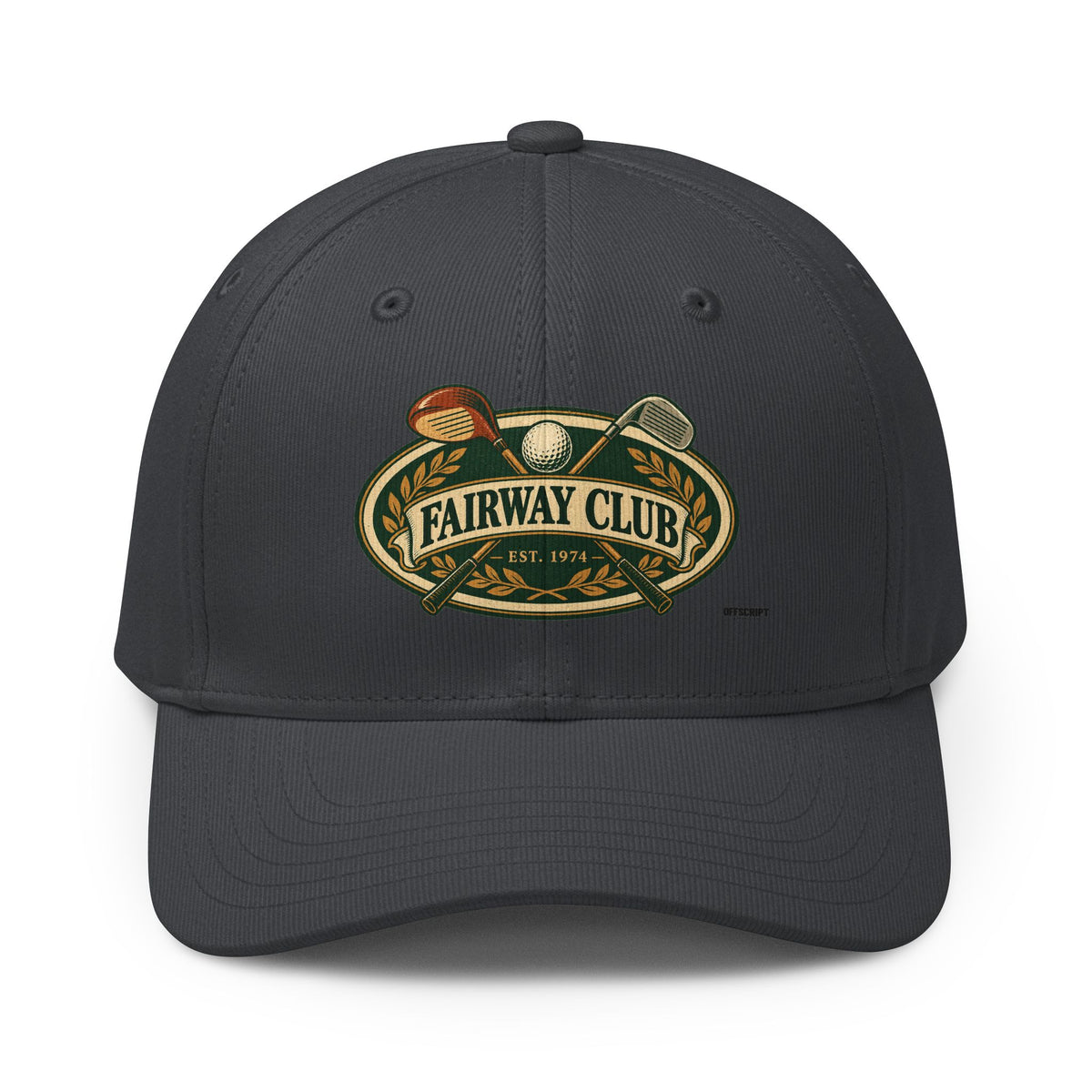 Fairway Club Golf Cap – Embroidered Vintage Golf Logo Adidas Hat