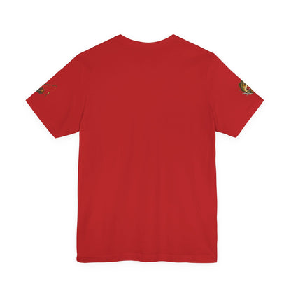 Sunset Lake Fishing T-Shirt — Mountain Boat Fishing Graphic Tee