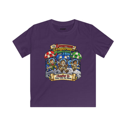 Kids Tee — The Adventures of Langstrom, Pepperwood & JBW: Chapter 2 "This Was The Moon"