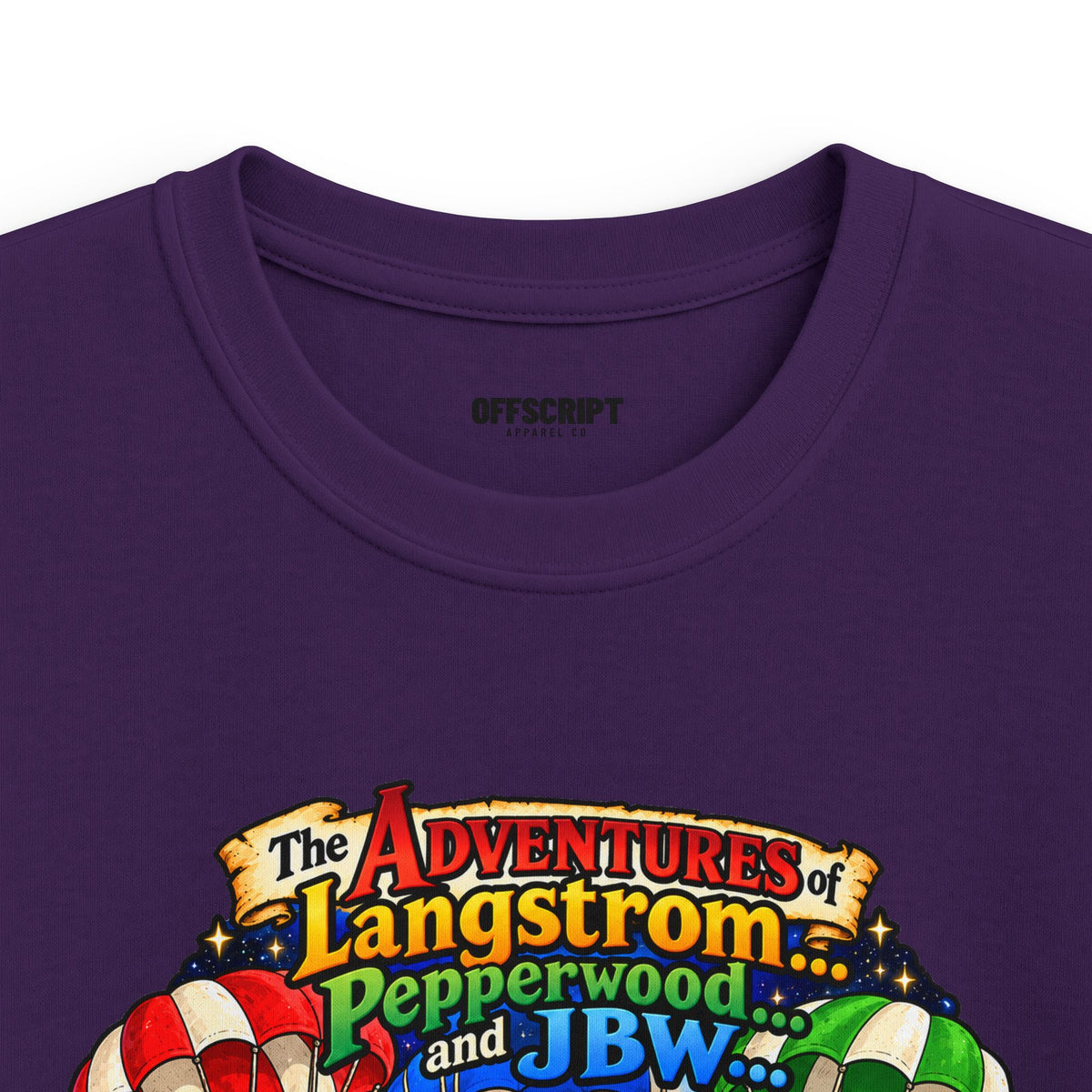 Kids Tee — The Adventures of Langstrom, Pepperwood & JBW: Chapter 2 "This Was The Moon"