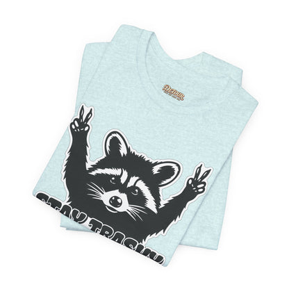 Stay Trashy Raccoon Graphic T-Shirt