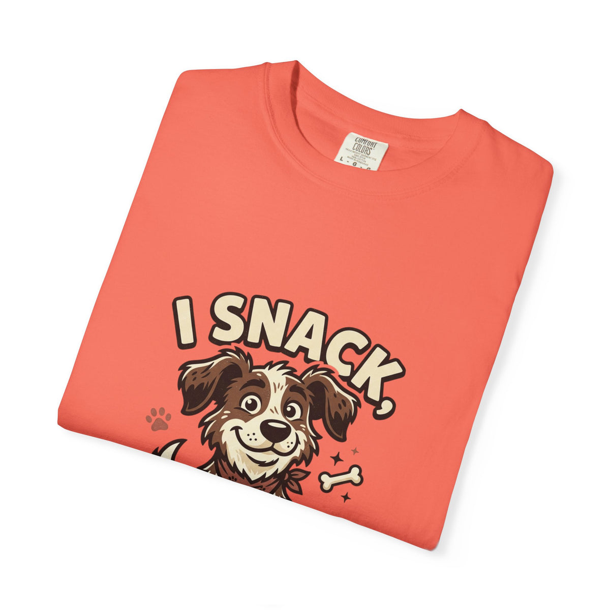 I Snack Therefore I Am Dog T-Shirt
