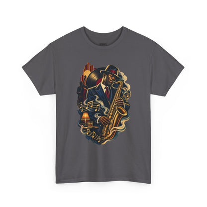 Saxophone Jazz Musician T-Shirt — Vintage Sax Player Tee