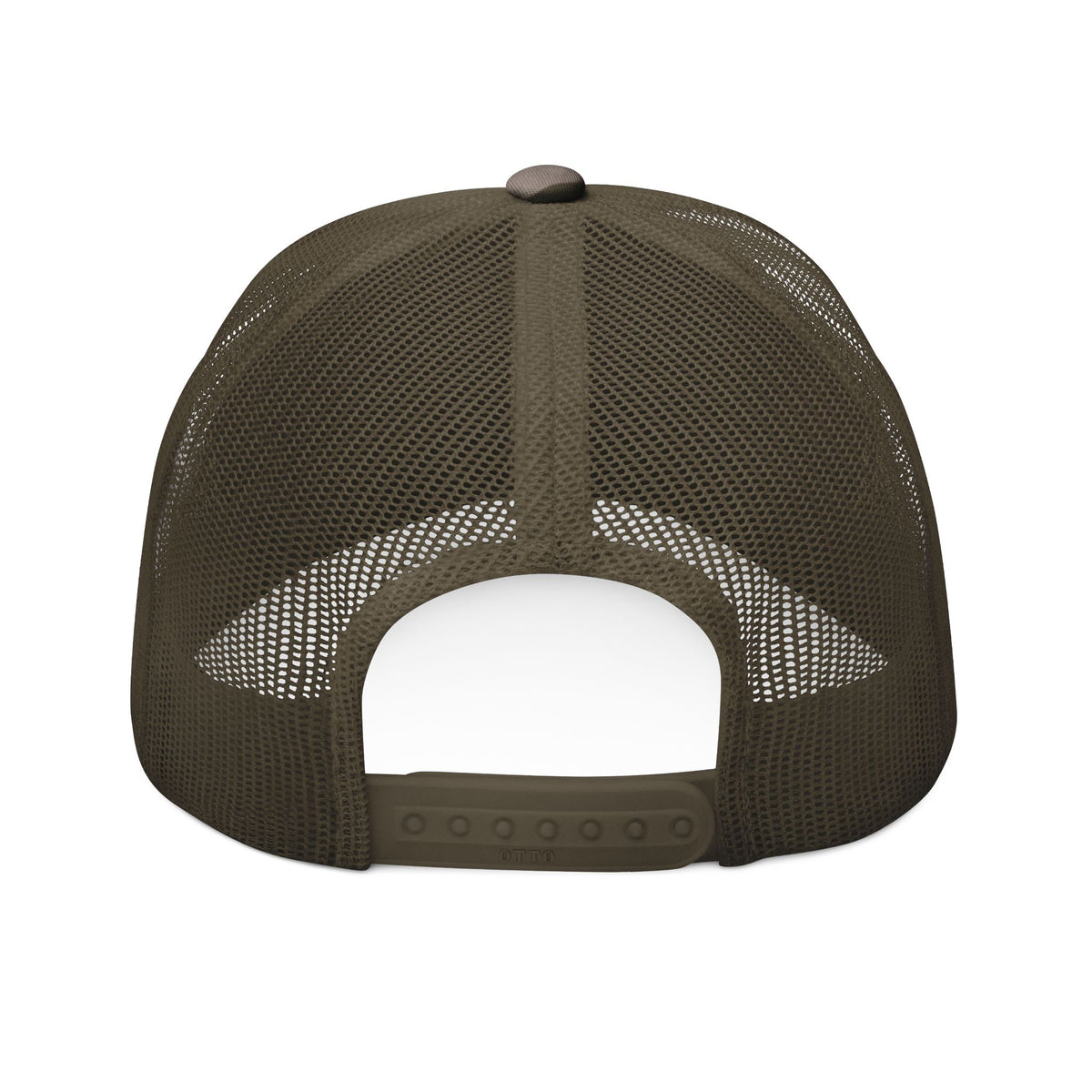 Camouflage Trucker Hat — Embroidered 'Buckfever' Buck Antler Logo