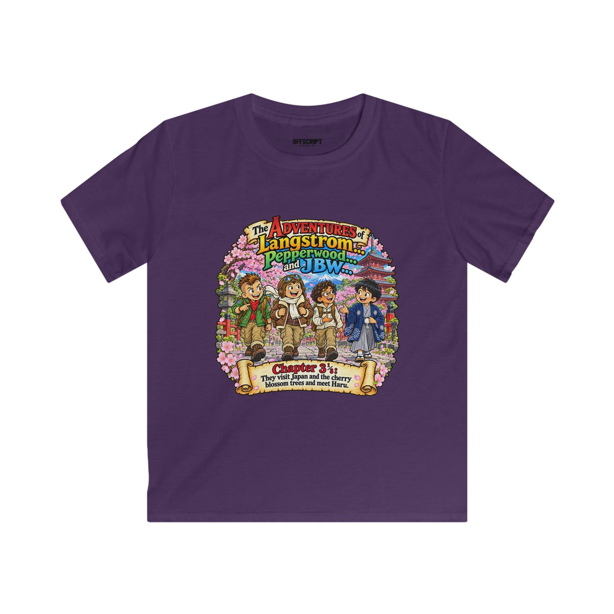 Kids Adventure Tee — 'The Adventure of Langstroth & Pepperwood' Illustrated Story Shirt