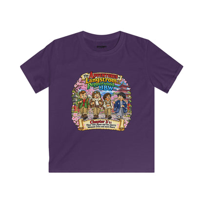 Kids Adventure Tee — 'The Adventure of Langstroth & Pepperwood' Illustrated Story Shirt