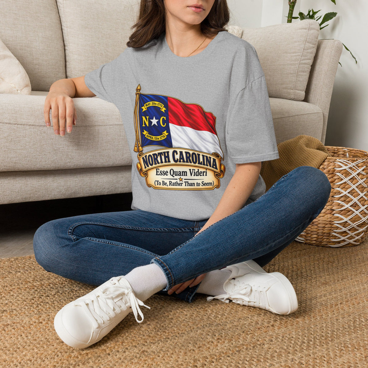 North Carolina Flag T-Shirt — State Pride NC Tee