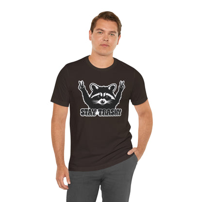 Stay Trashy Raccoon Graphic T-Shirt