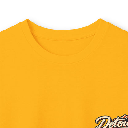 Detour Classic Car Long Sleeve Tee – 'Take The Long Way' Vintage Hot Rod Shirt