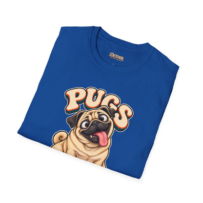 Pugs Not Drugs Funny Pug T-Shirt