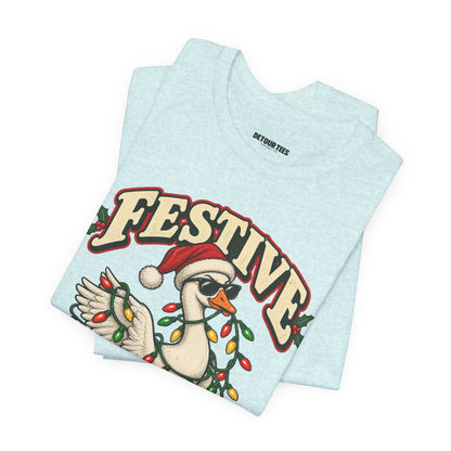 Festive Butterball Turkey Christmas Tee — Holiday Humor Shirt