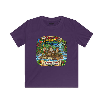 Kids Adventure Tee — 'The Adventures of Langstrom & Pepperwood' Vintage Storybook Graphic