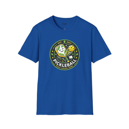 Pickleball Retro Crest T-Shirt — 'Pickleball' Vintage Logo Tee