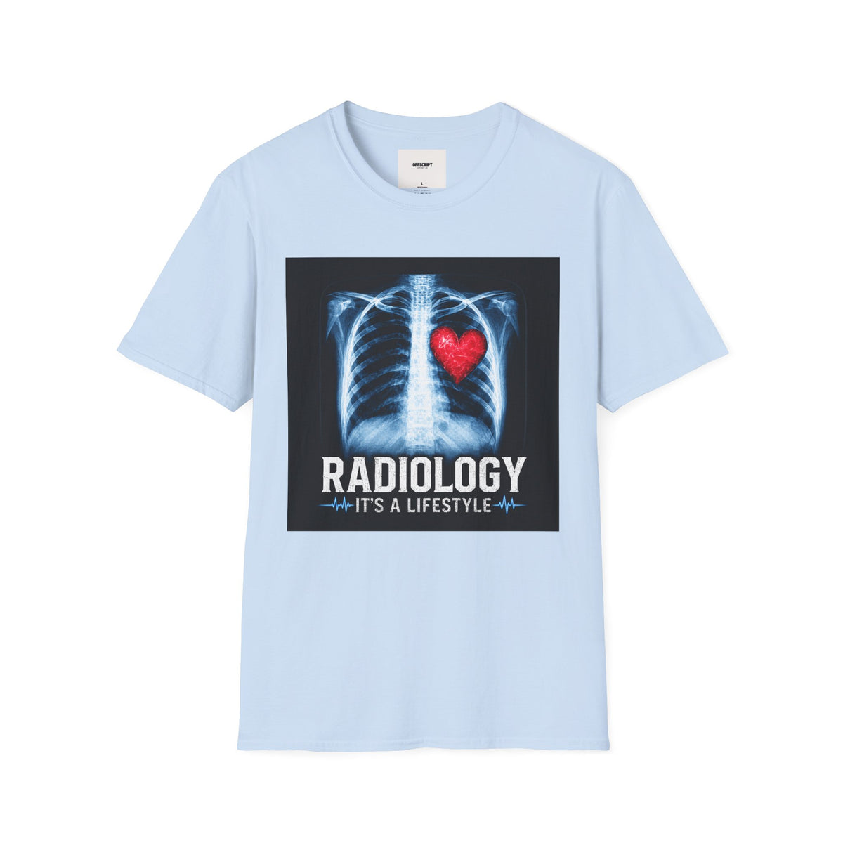 Radiology X-Ray Heart T-Shirt — "Radiology It's a Lifestyle" Tee for Radiologic Techs