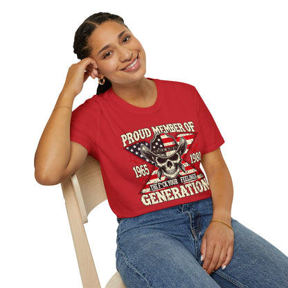Proud Member of the 1965–1980 Generation Graphic T-Shirt