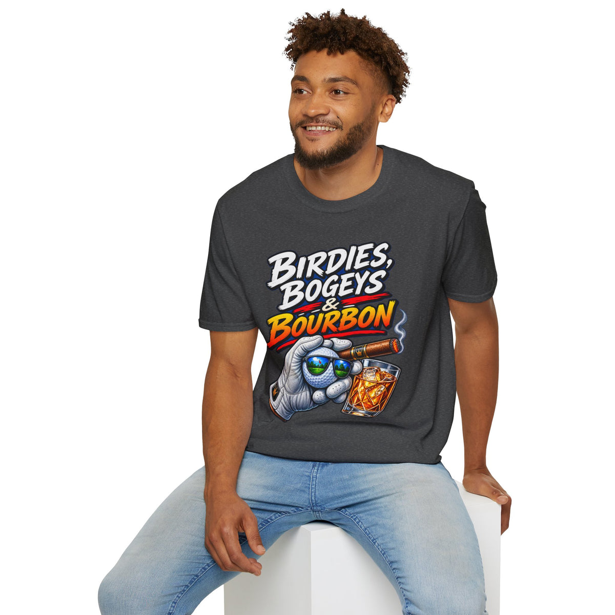 Birdies, Bogeys & Bourbon Golf T-Shirt