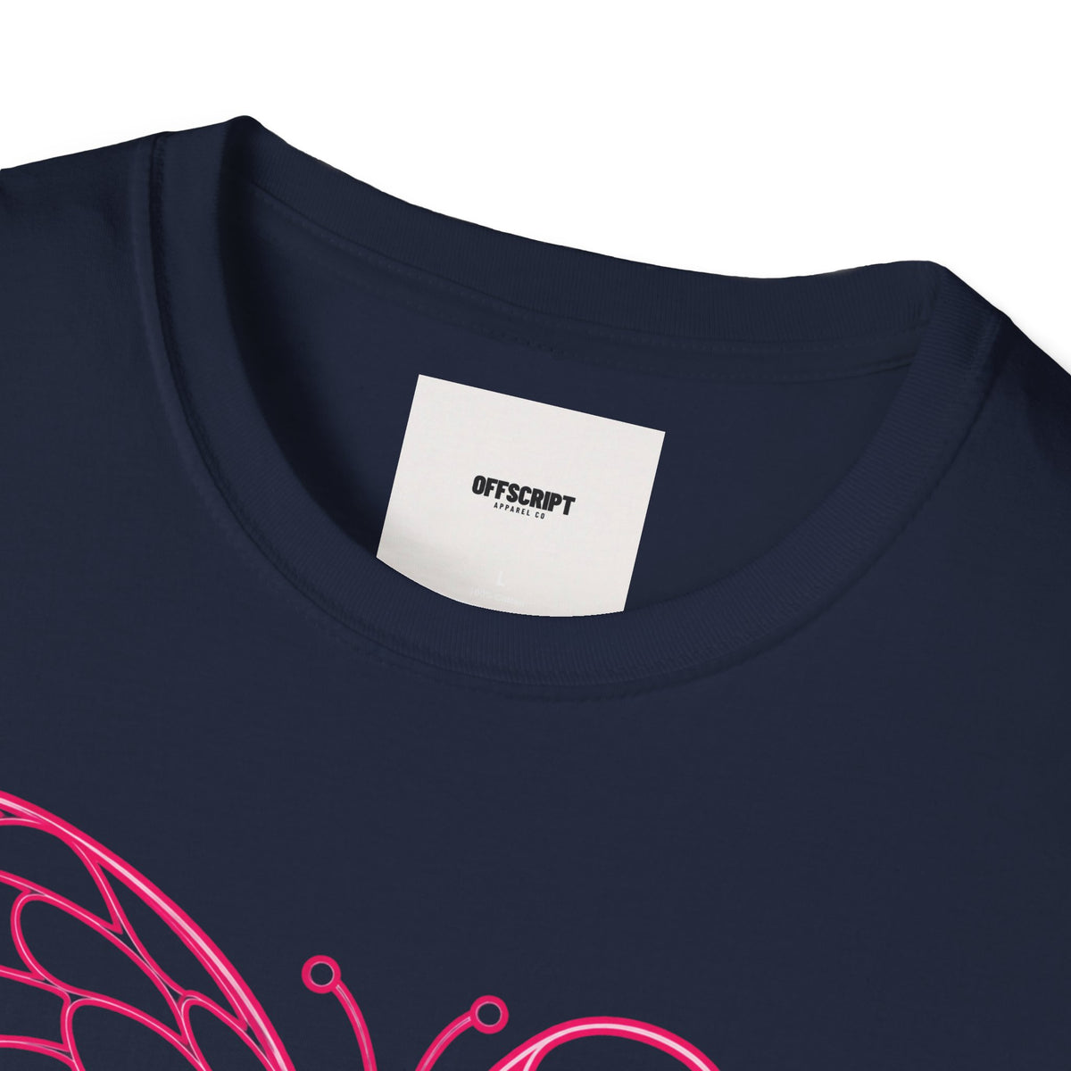 Breast Cancer Awareness Butterfly T-Shirt - Pink Ribbon Support Tee