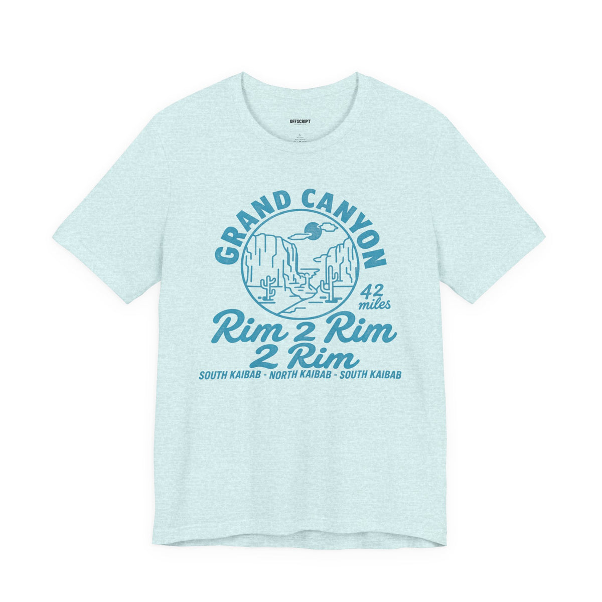 Grand Canyon Rim 2 Rim Graphic Tee — 42 Miles Adventure T-Shirt
