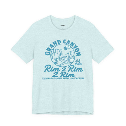 Grand Canyon Rim 2 Rim Graphic Tee — 42 Miles Adventure T-Shirt