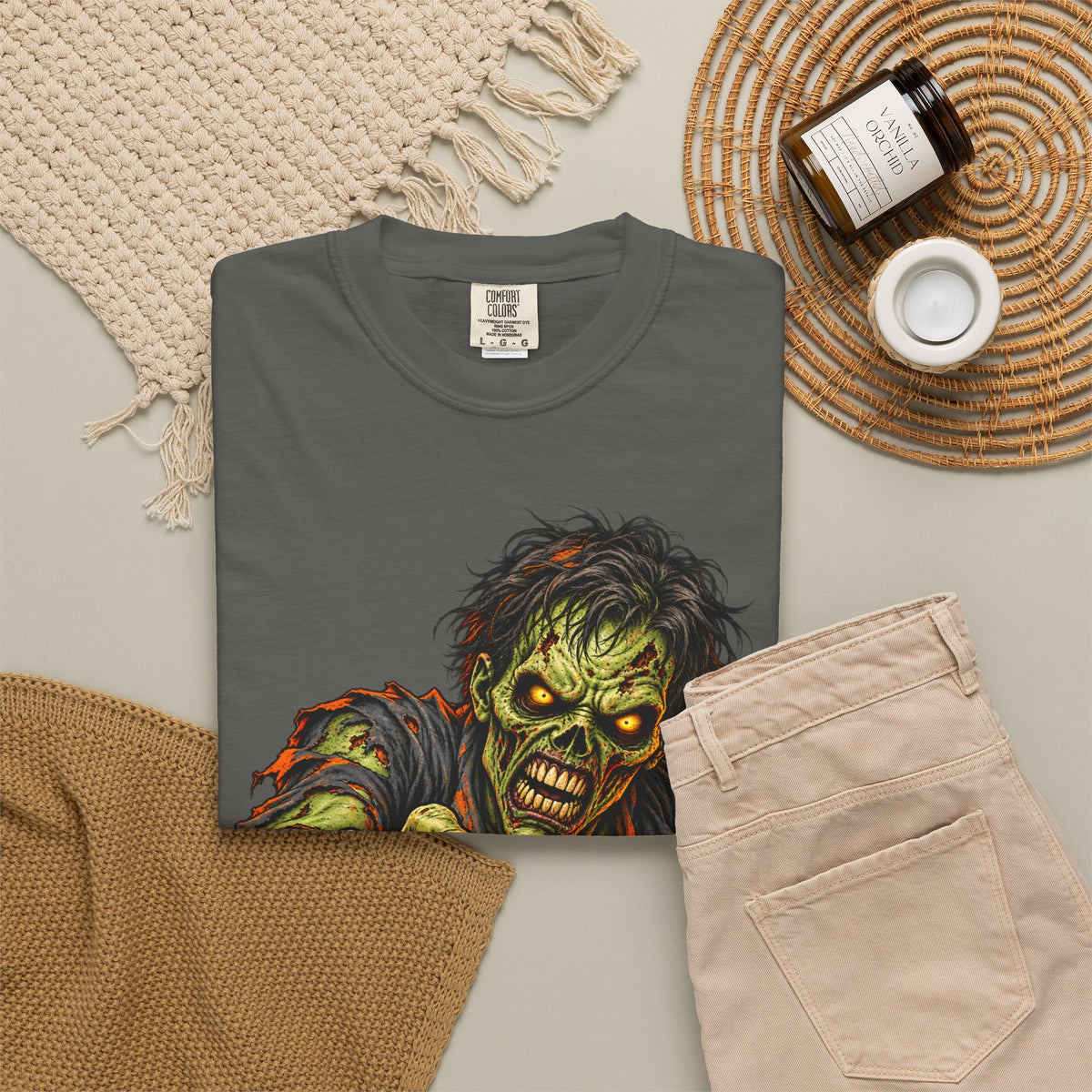 Zombie Attack T‑Shirt — Graphic Horror Tee for Halloween & Horror Fans