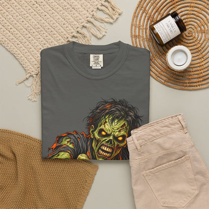 Zombie Attack T‑Shirt — Graphic Horror Tee for Halloween & Horror Fans