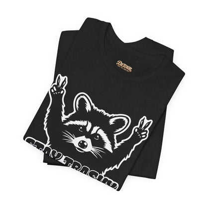 Stay Trashy Raccoon Graphic T-Shirt