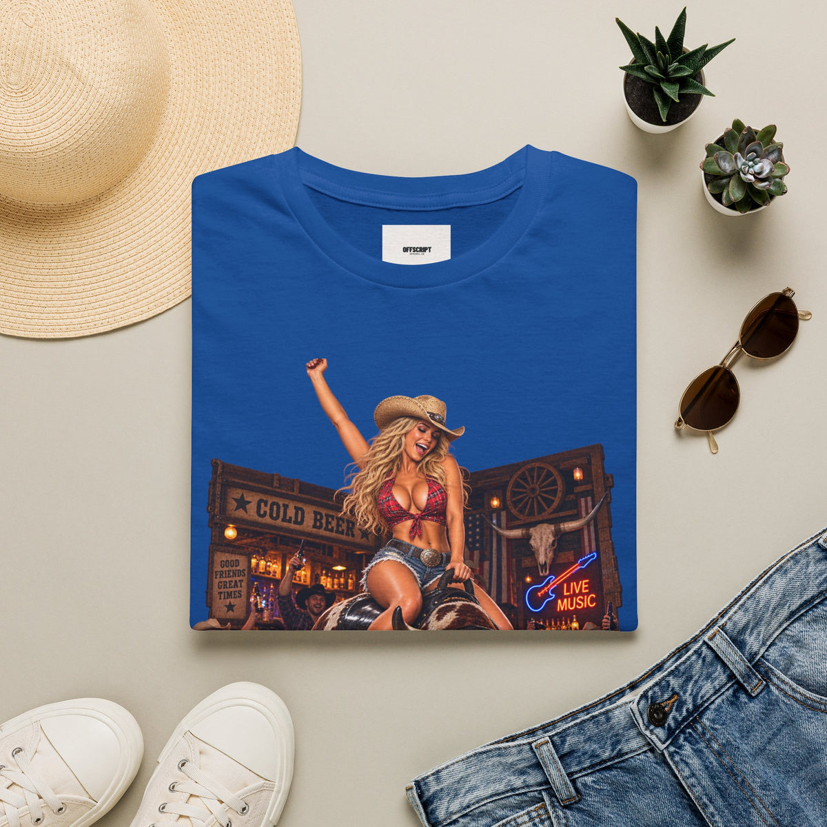 Honky Tonk Women T-Shirt — Retro Cowgirl Rodeo Graphic Tee