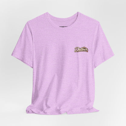 Detour Graphic Tee — 'Detour: Take the Long Way' Vintage Road Trip T‑Shirt