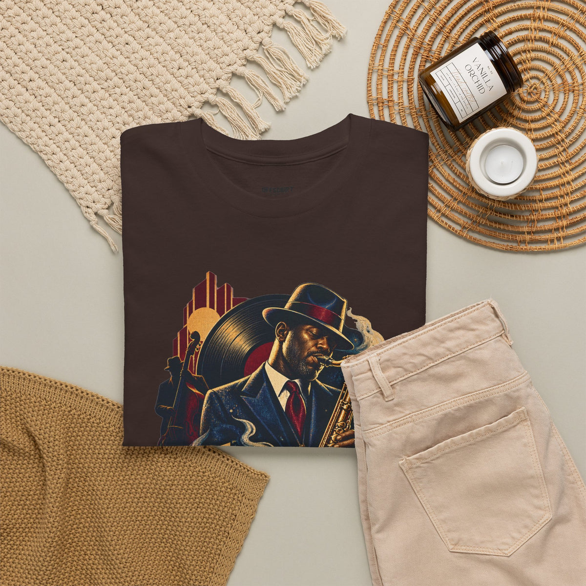 Saxophone Jazz Musician T-Shirt — Vintage Sax Player Tee