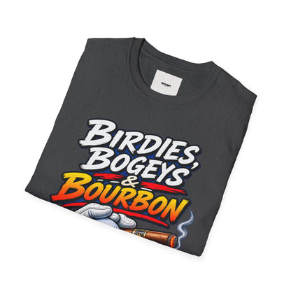 Birdies, Bogeys & Bourbon Golf T-Shirt