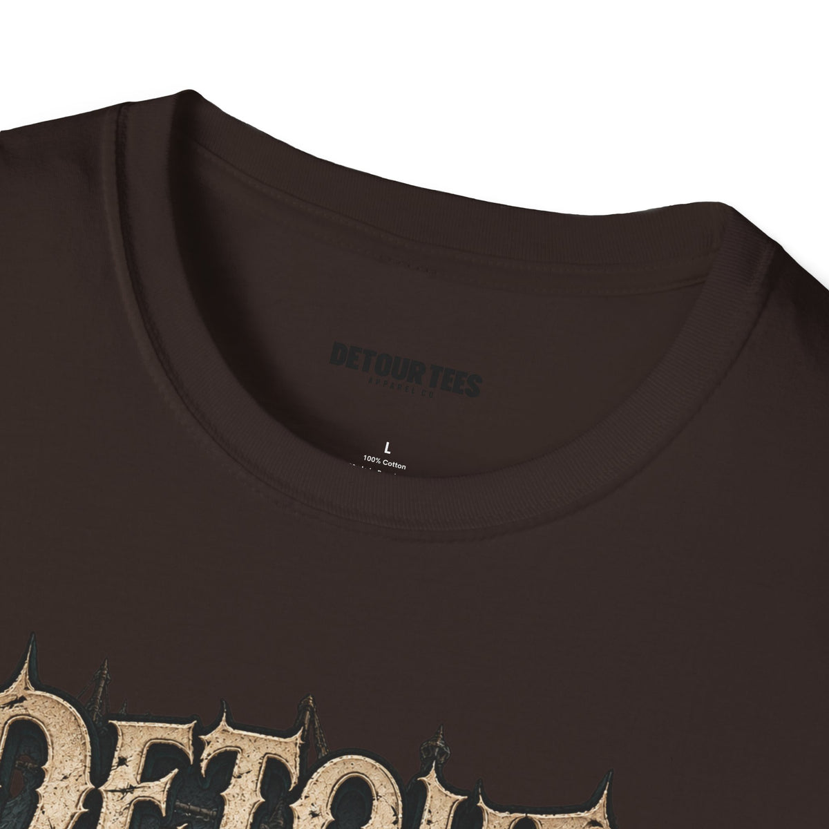 Detour Skull T-Shirt — "Take the Long Way" Vintage Biker Graphic Tee