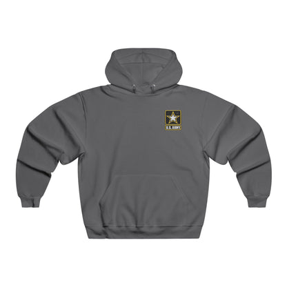 Army Veteran Hoodie — Eagle & American Flag Backprint with US Army Crest