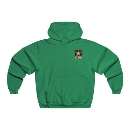 Army Veteran Hoodie — Eagle & American Flag Backprint with US Army Crest
