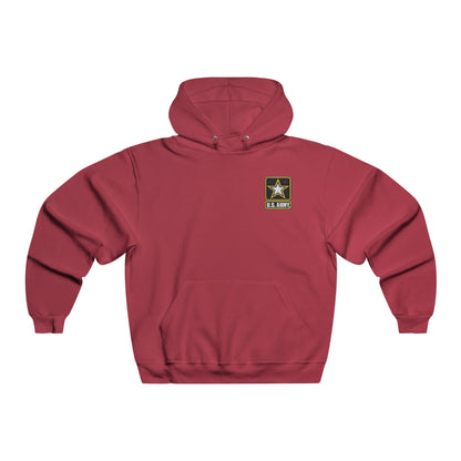 Army Veteran Hoodie — Eagle & American Flag Backprint with US Army Crest