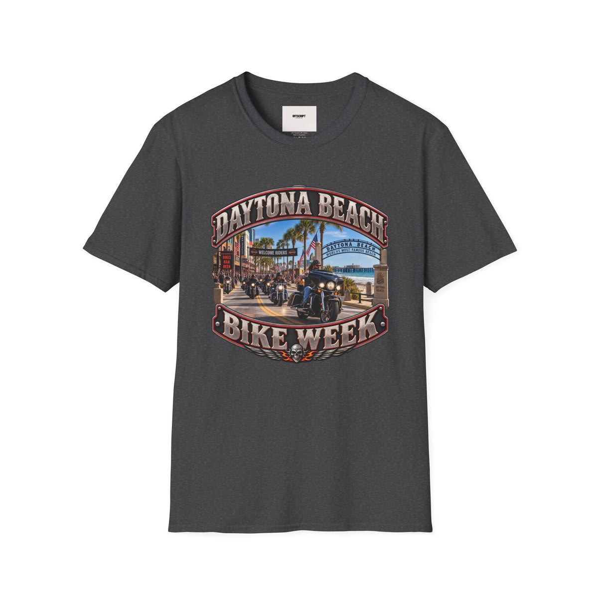 Daytona Beach Bike Week T-Shirt — Vintage Motorcycle Rally Tee