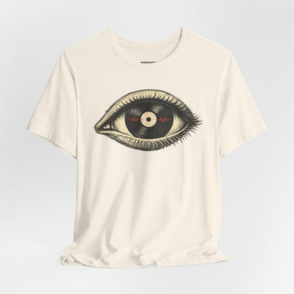 Graphic Tee — Vintage Vinyl Eye Illustration T‑Shirt