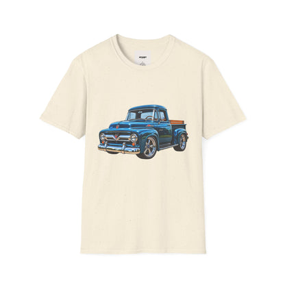 Vintage Blue Pickup T‑Shirt — Classic Retro Truck Graphic Tee