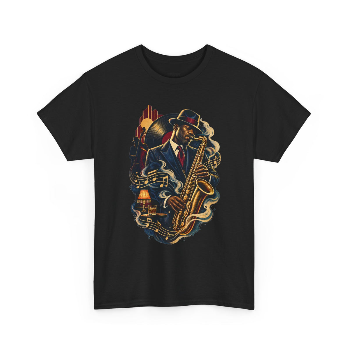 Saxophone Jazz Musician T-Shirt — Vintage Sax Player Tee