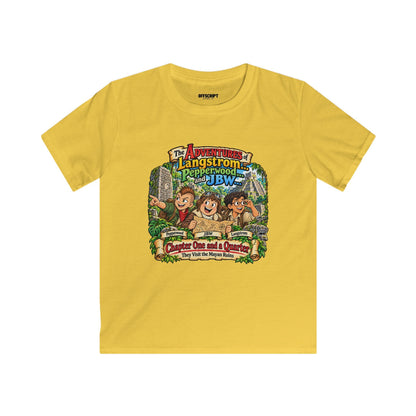 Kids Adventure T‑Shirt — "The Adventures of Langstrom & Pepperwood" Cartoon Tee