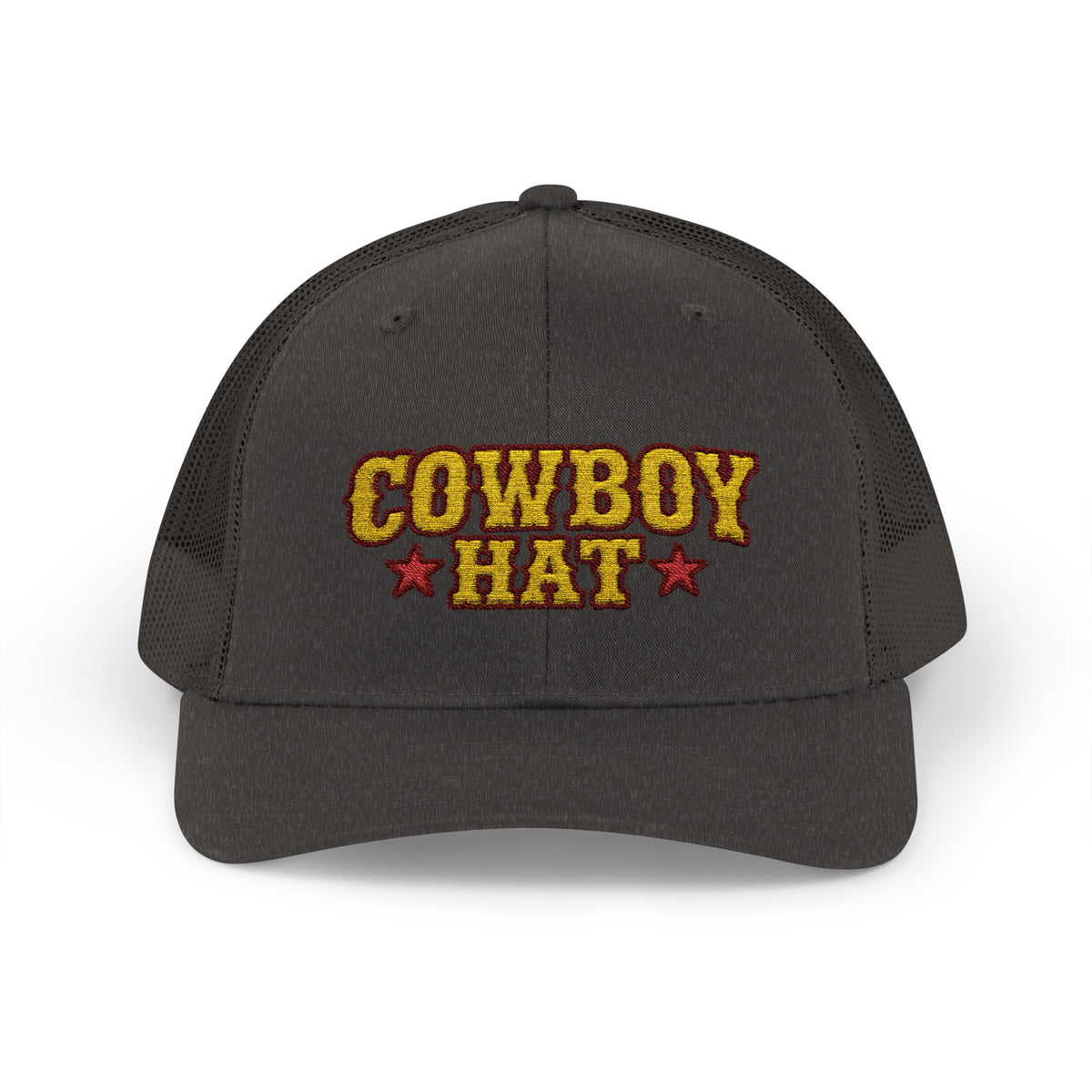 Cowboy Hat Snapback Trucker Cap – Western Rodeo Mesh Back Hat