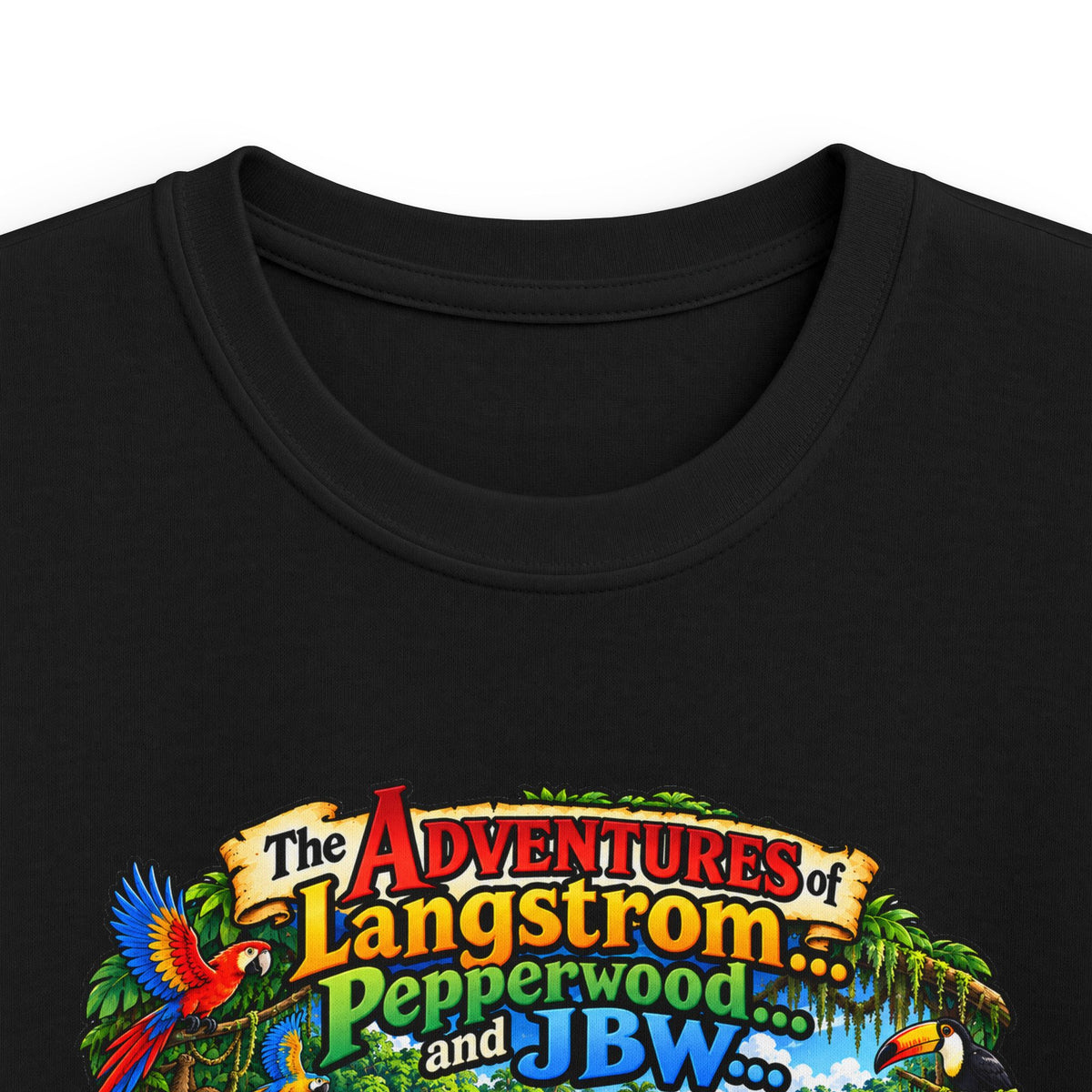 Kids Adventure Tee — 'The Adventures of Langstrom & Pepperwood' Vintage Storybook Graphic
