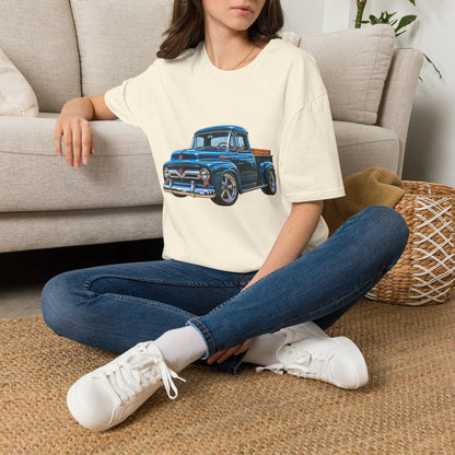 Vintage Blue Pickup T‑Shirt — Classic Retro Truck Graphic Tee