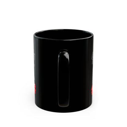 Black Mug — "Life’s Observations: Life’s Too Short to Give a Sh*t" Coffee Mug (11oz/15oz)
